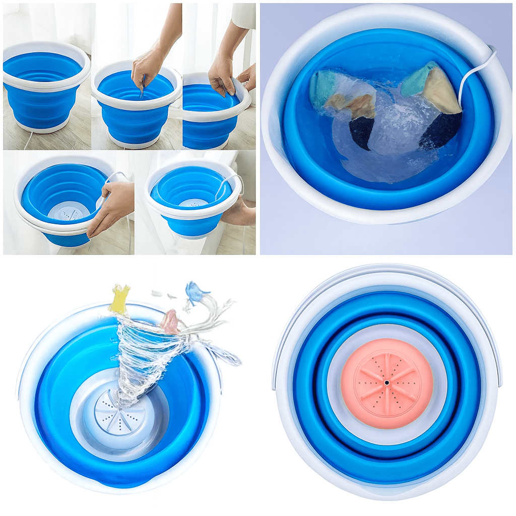 Balde Plegable con Motor