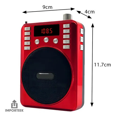 Parlante Megáfono Con Micrófono Tipo Diadema I Bluetooth