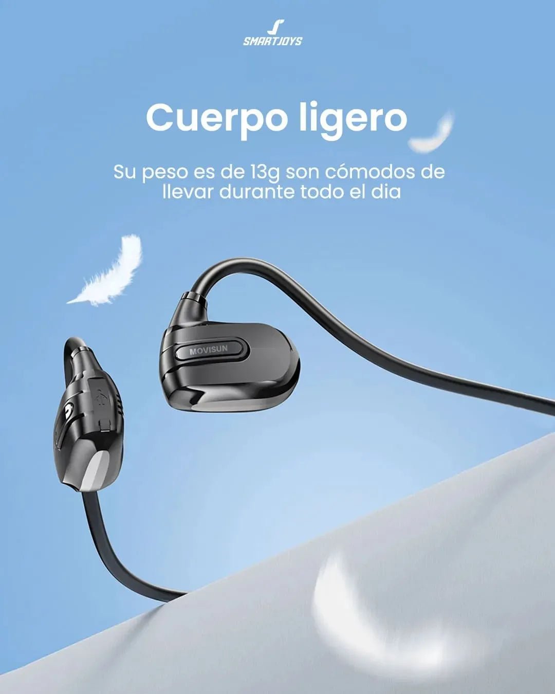 Audífonos Conducción Aérea Movisun S11 Color Negro