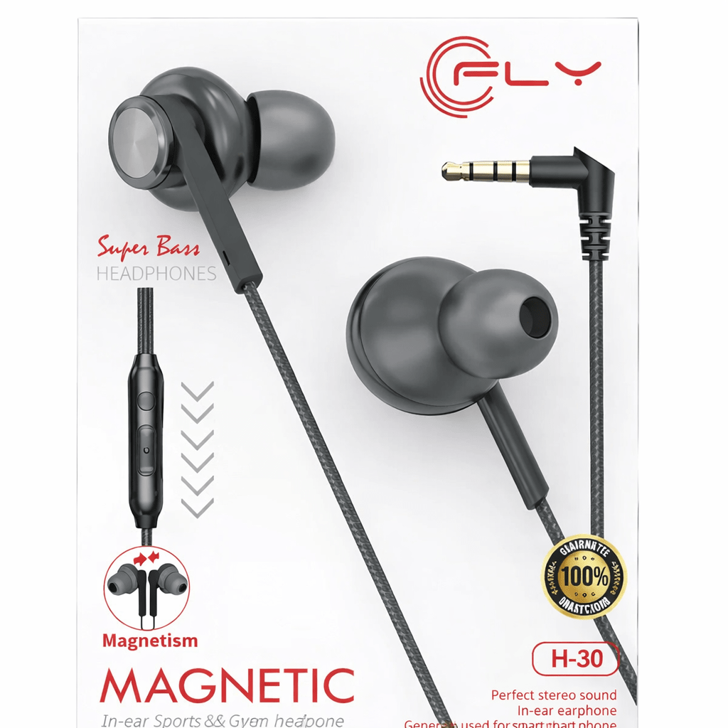 Audífonos In-Ear Magnéticos H-30 Super Bass