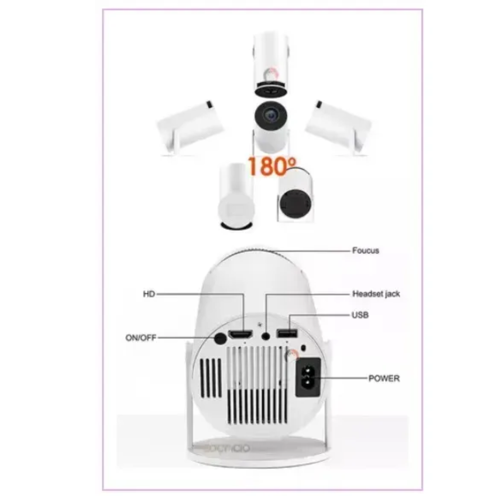 Proyector Smart Para Cine En Casa Hy300 1080hd Android 11