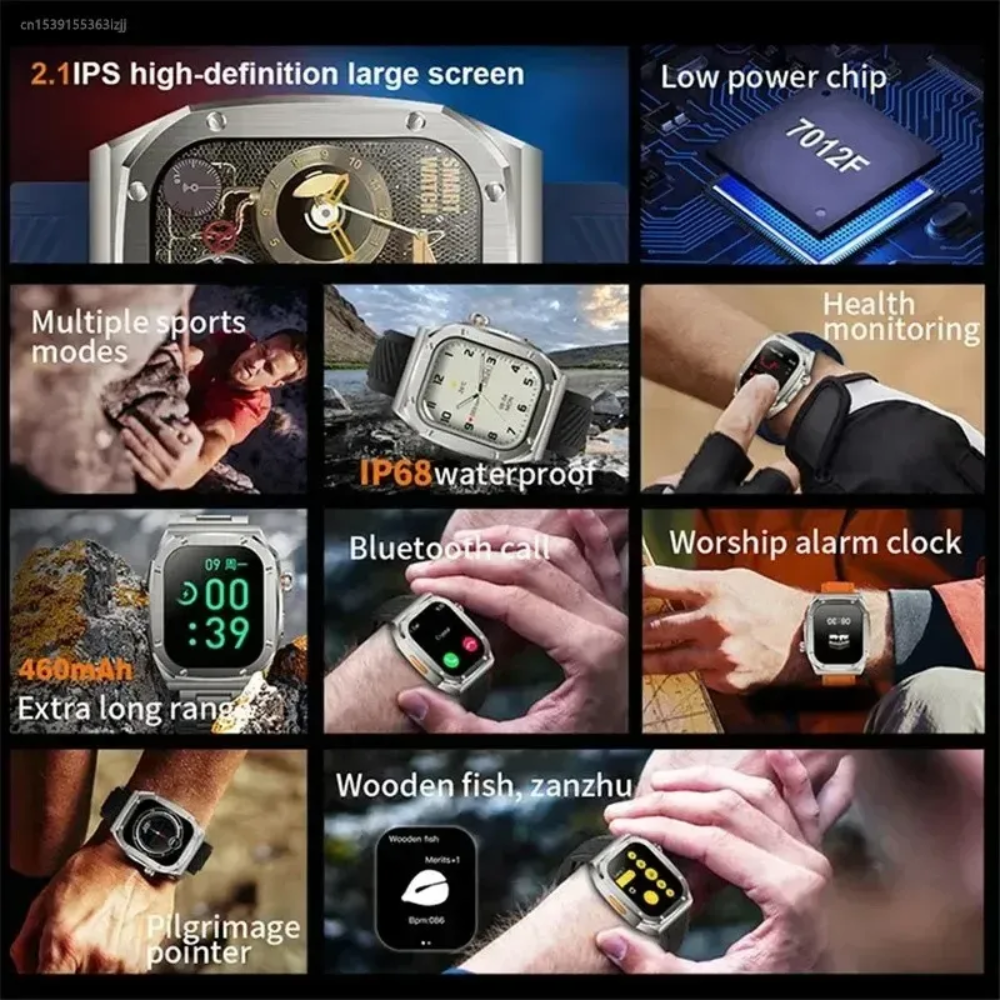 Reloj Inteligente Smartwatch T-930 +2 Pulsos Amoled FLY