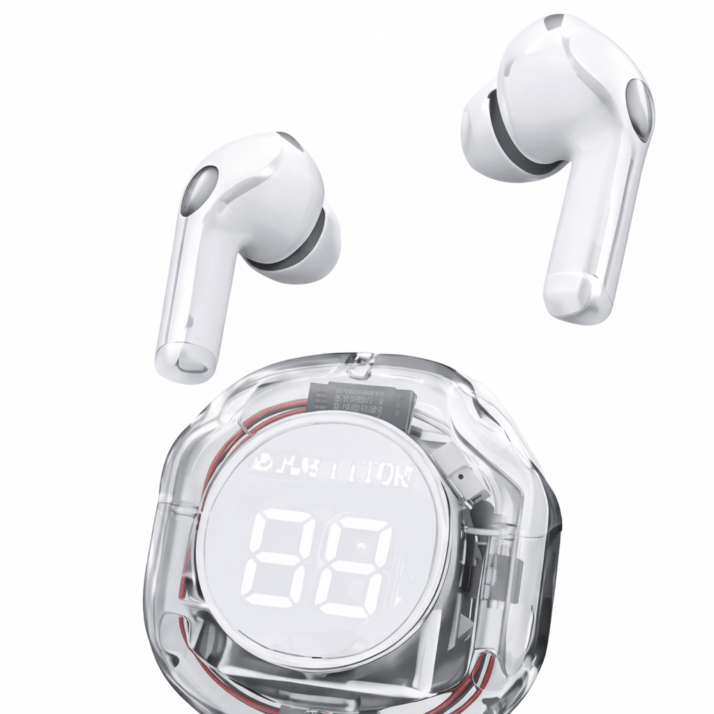 Smartwatch Watch 4 Plata-Naranja + Audífonos