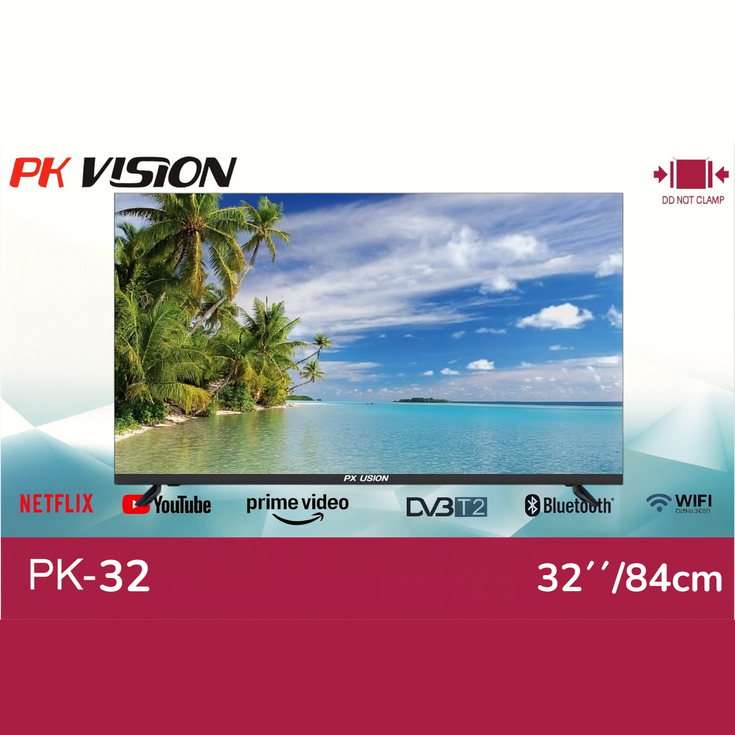 PK Vision PK-32 – Smart TV de 32" Full HD