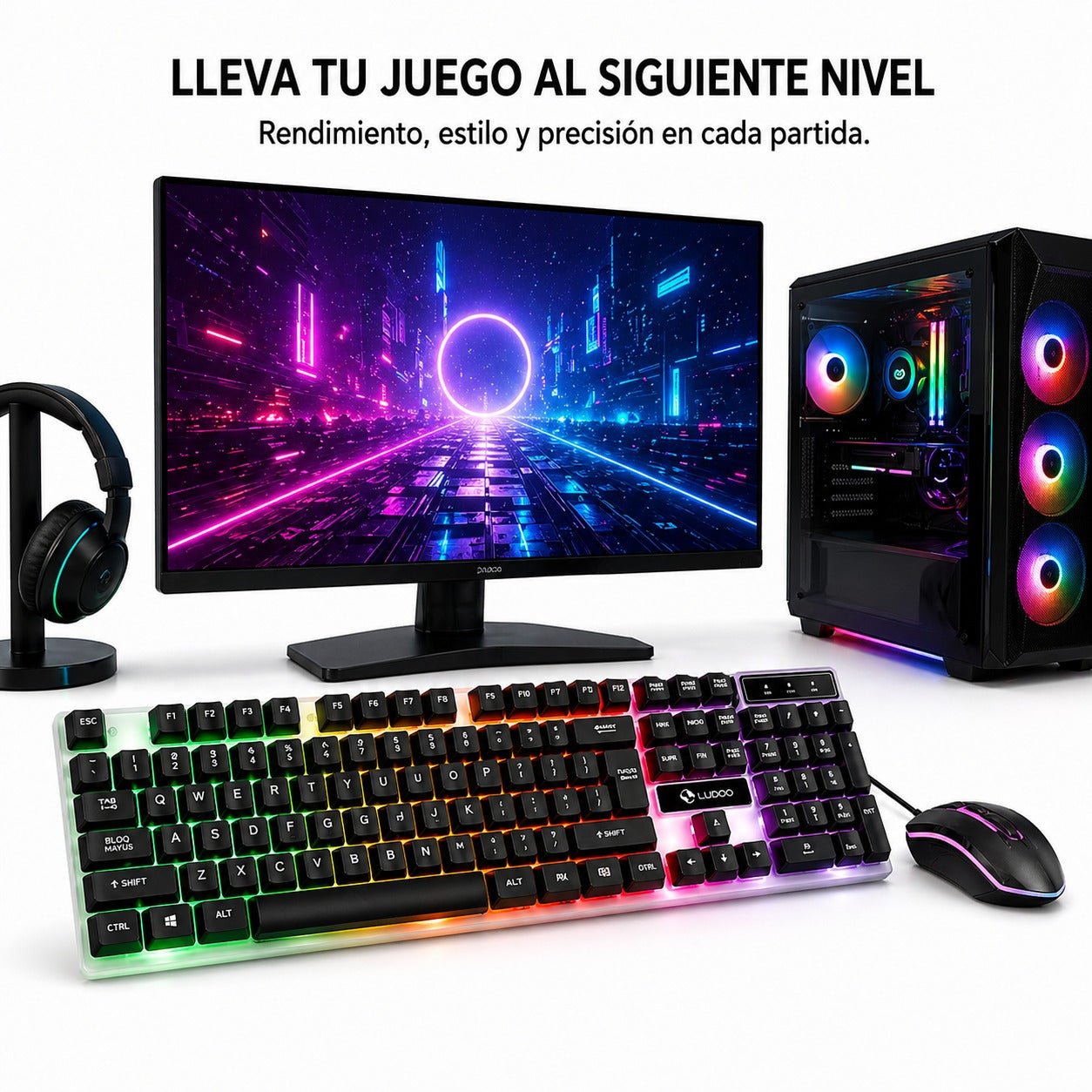 Combo Gamer Teclado + Mouse RGB