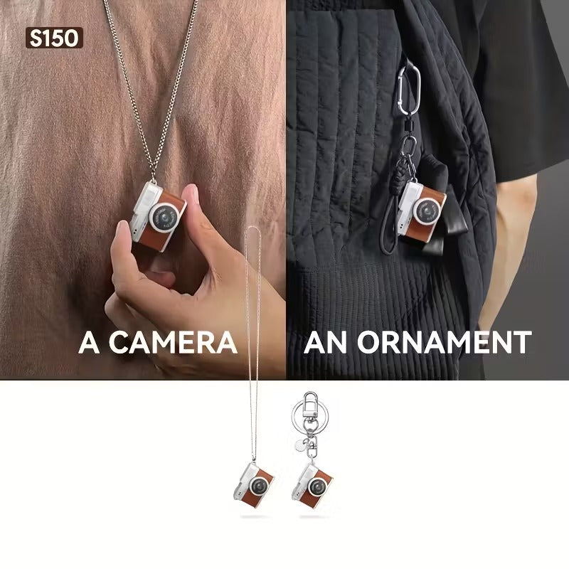 Mini Cámara Llavero Retro HD 1080P