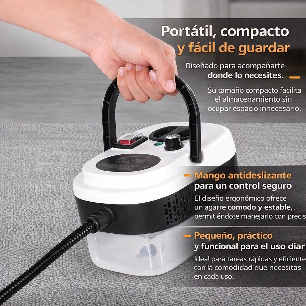 Limpiador a Vapor Portátil de Alta Presión
