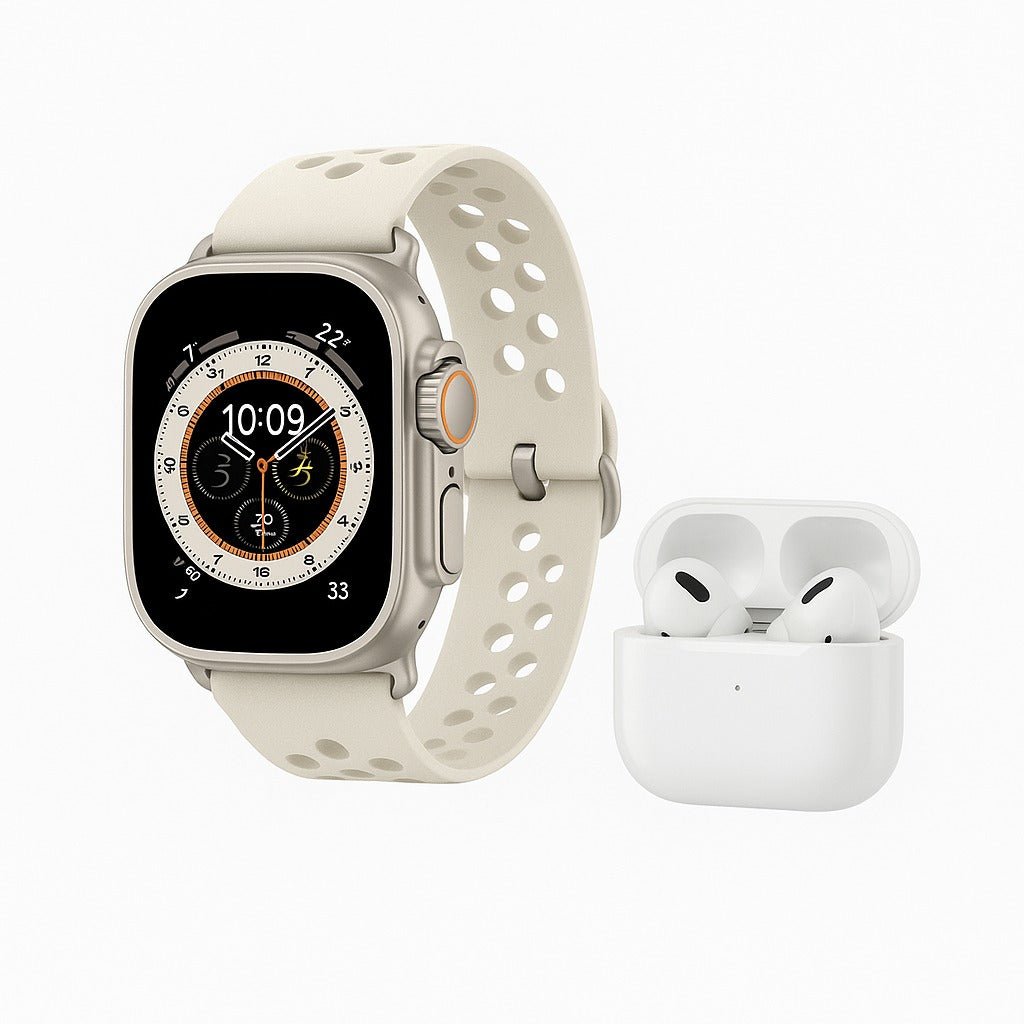 Reloj Inteligente Smartwatch + Audífono Bluetooth