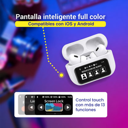 Audifonos con pantalla + Auriculares Bluetooth Tipo Bose 700