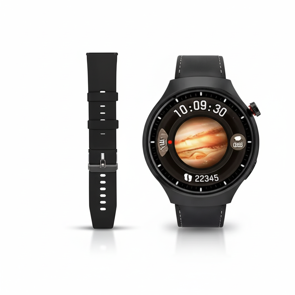 Smartwatch Watch 4 Negro + Audífonos