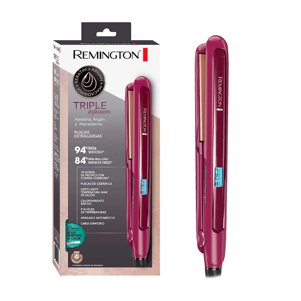 Plancha Cabello REMINGTON Triple Infusion I Original