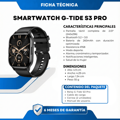 Smartwatch G-TIDE S3 Pro
