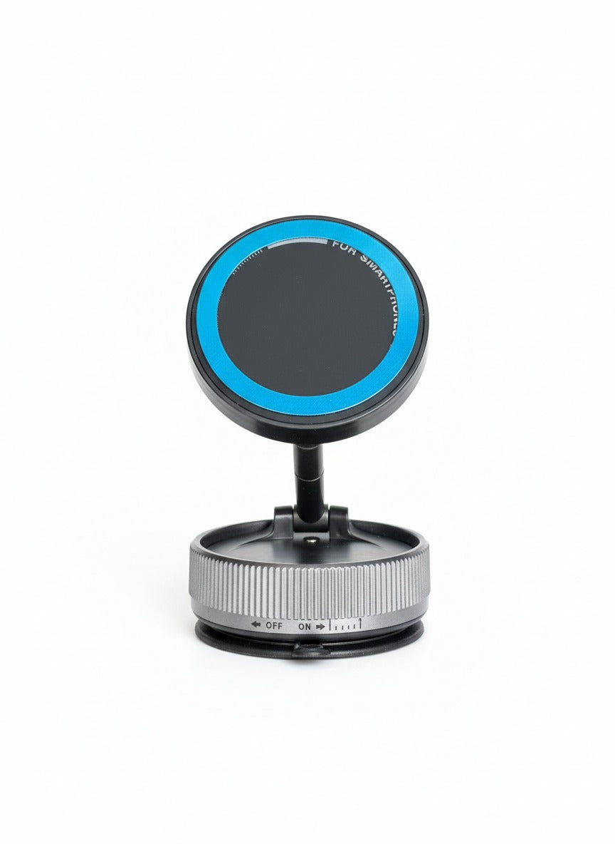 🥇 Soporte Celular Magnético con Succión al Vacío 360° Premium