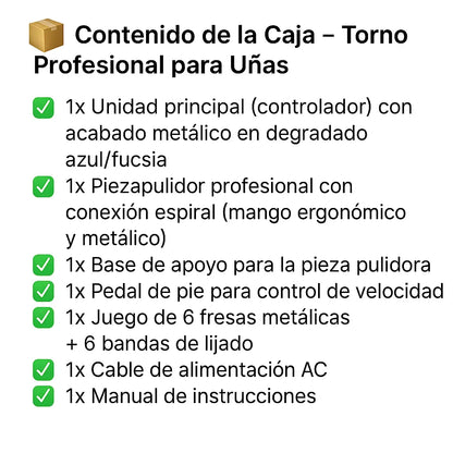 Pulidor uñas Profesional Tornasol