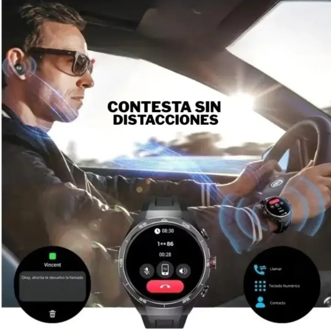 Smartwatch G-TIDE R9 Edge con Audífonos
