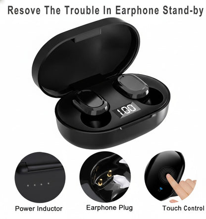 Audífonos Bluetooth TWS F6S Pro Display