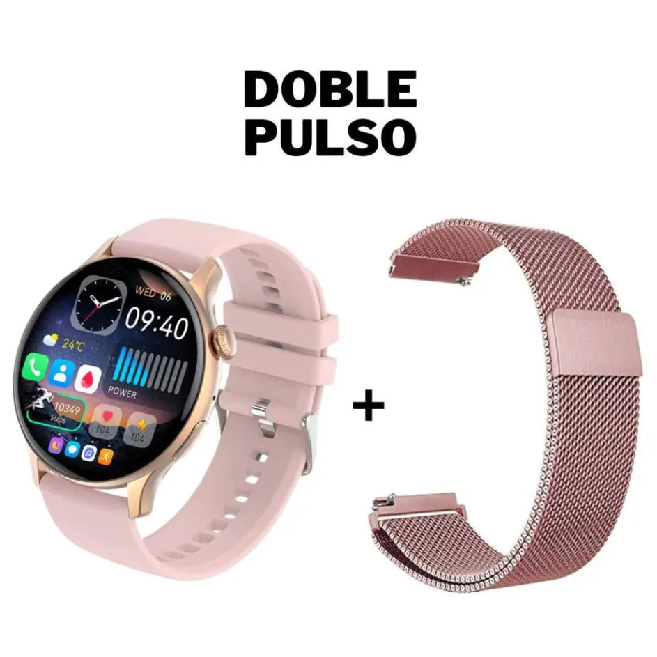 Combo Reloj Inteligente Amoled Smartwatch + Audífonos Lenovo