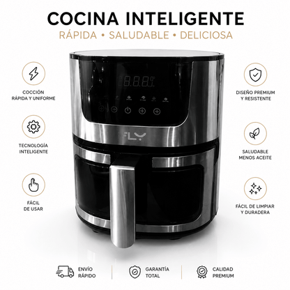 Freidora de Aire Digital Fly 6 Litros