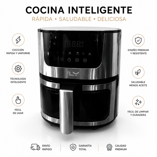 Freidora de Aire Digital Fly 6 Litros