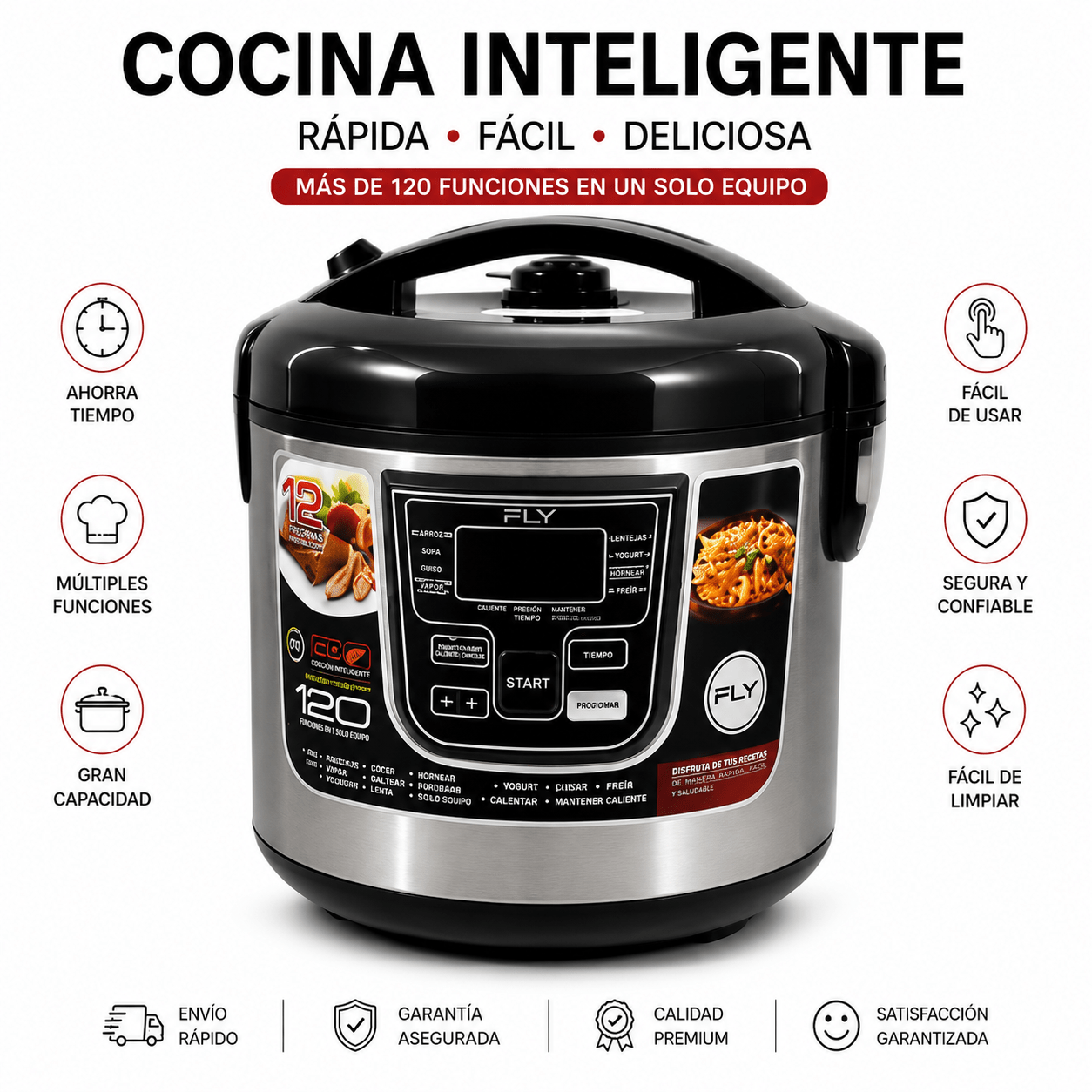 Olla Digital | Cocina Inteligente Multifuncional