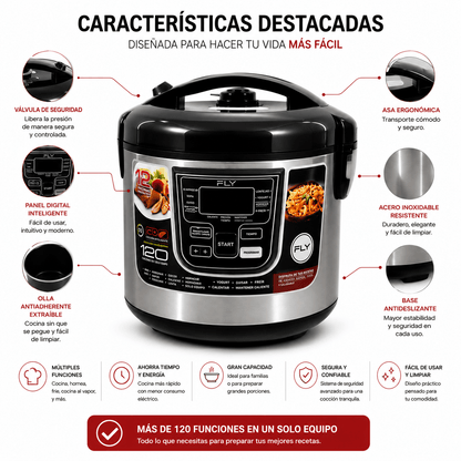 Olla Digital | Cocina Inteligente Multifuncional