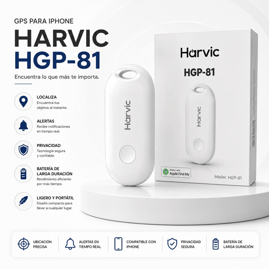 Rastreador Localizador Inteligente Harvic para Iphone | Apple Find My