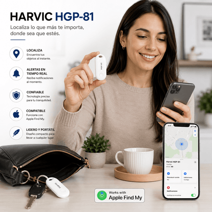 Rastreador Localizador Inteligente Harvic para Iphone | Apple Find My