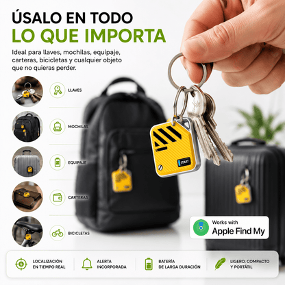 GPS Rastreador Localizador Inteligente Compatible con iPhone | Apple Find My