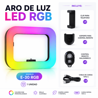 Luz LED RGB Multicolor