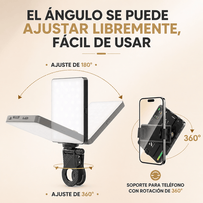 Luz Led RBG Portatil para Celular y Camara