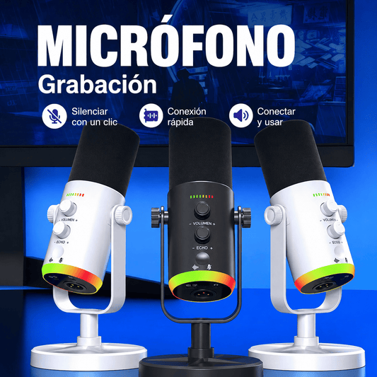Microfono Gamer RGB