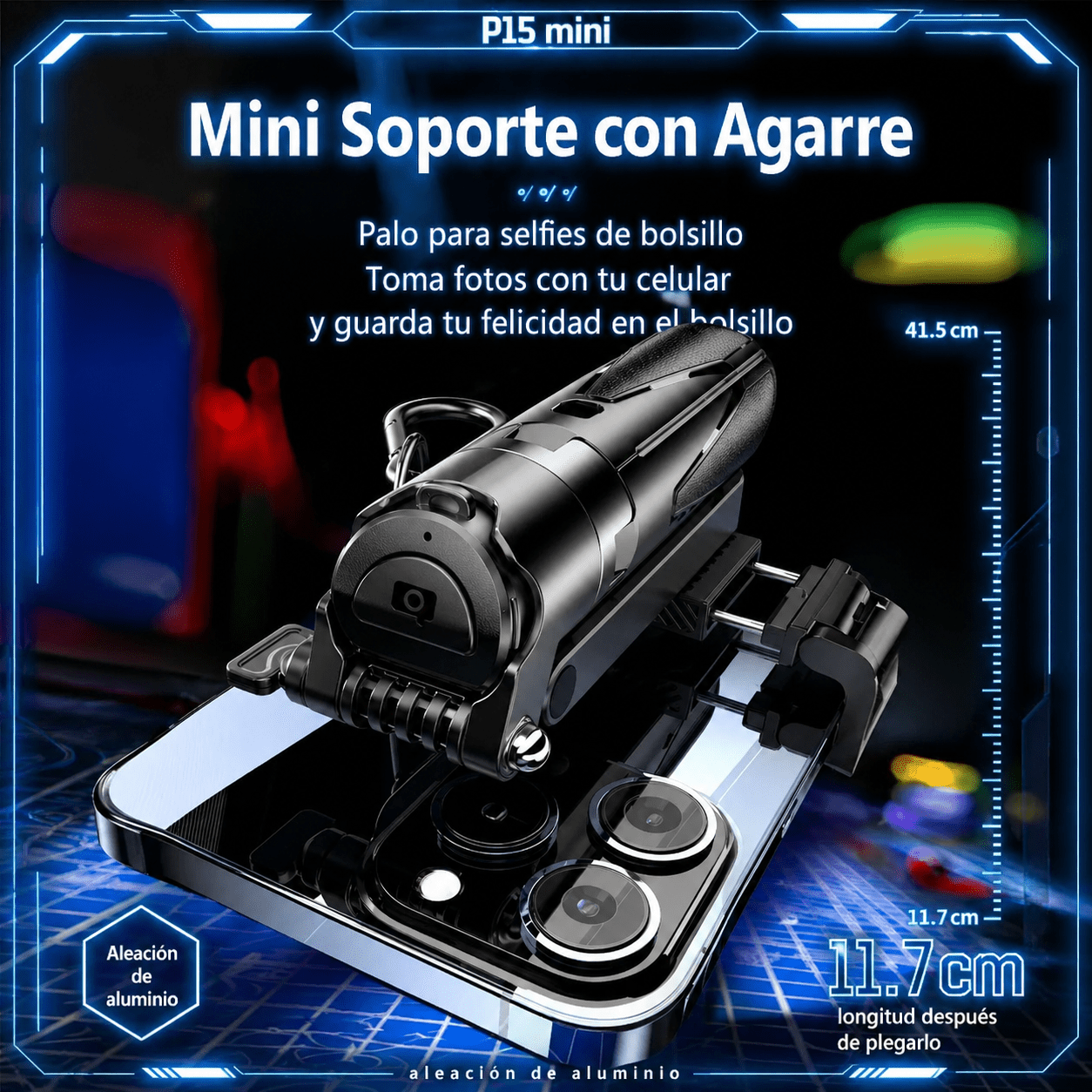 Soporte para Celular + Control Bluetooth