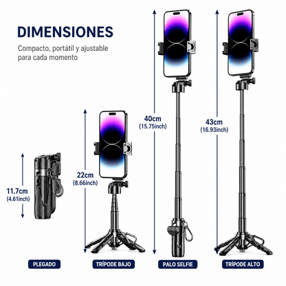 Soporte para Celular + Control Bluetooth