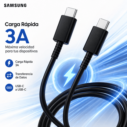 Cable Original Samsung USB-C a USB-C 3A 1.8M