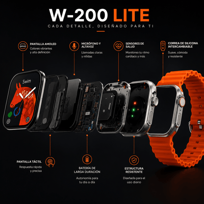 Smartwatch W-200 Lite