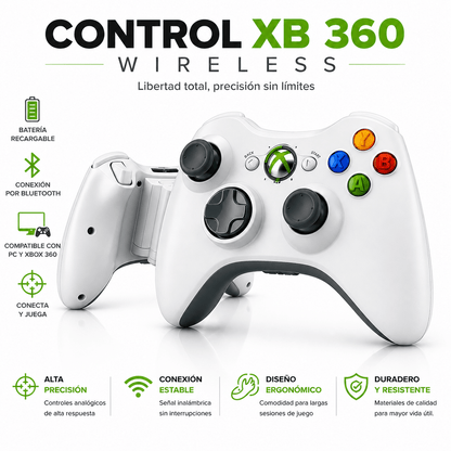 Control para Xbox 360 Inalambrico