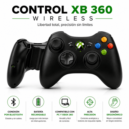 Control para Xbox 360 Inalambrico