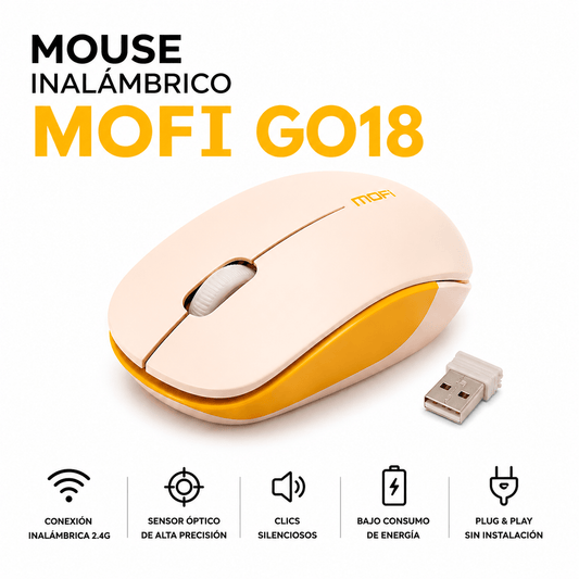 Mouse Inalambrico Silencioso