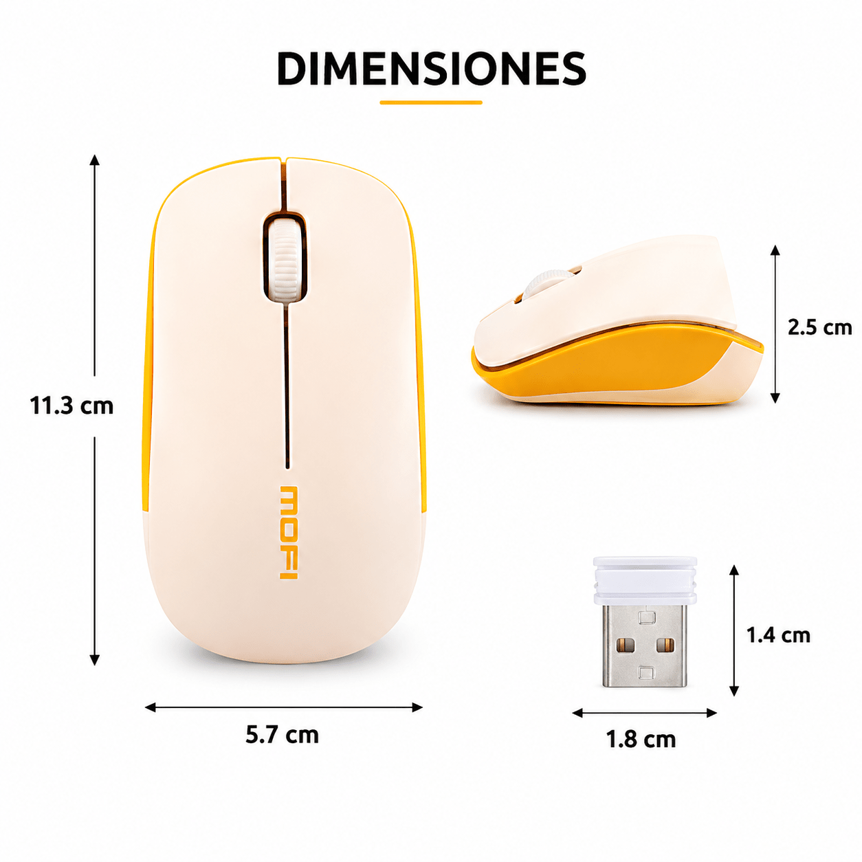 Mouse Inalambrico Silencioso