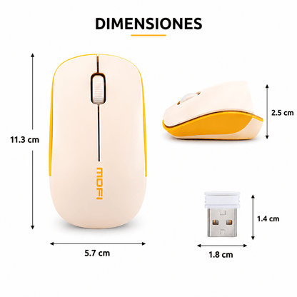 Mouse Inalambrico Silencioso