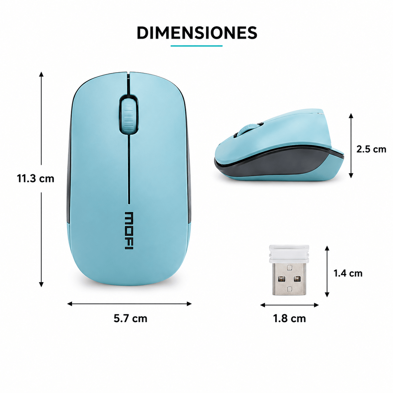 Mouse Inalambrico Silencioso