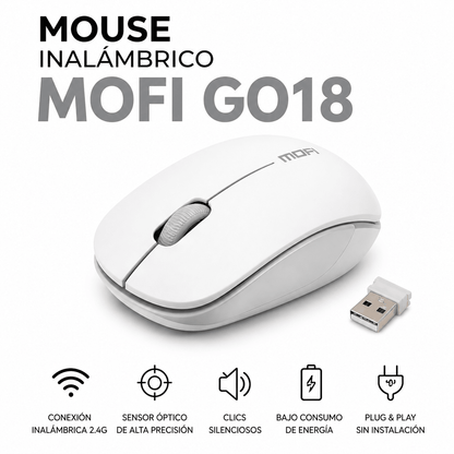 Mouse Inalambrico Silencioso