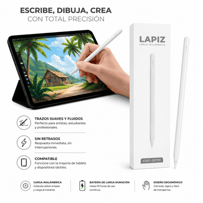 Lapiz Inalambricio Recargable De Alta Precision