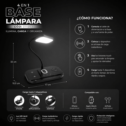 Base Lampara 4 en 1