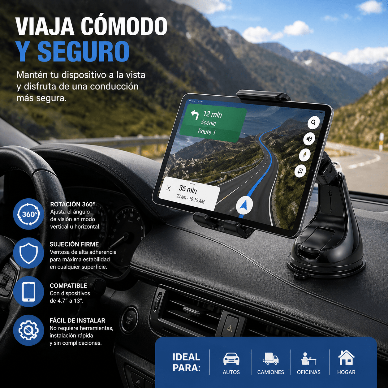 Soporte Universal Para Tablet y Telefono