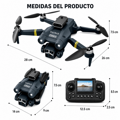 Drone con Cámara HD, Sensor de Obstáculos y GPS