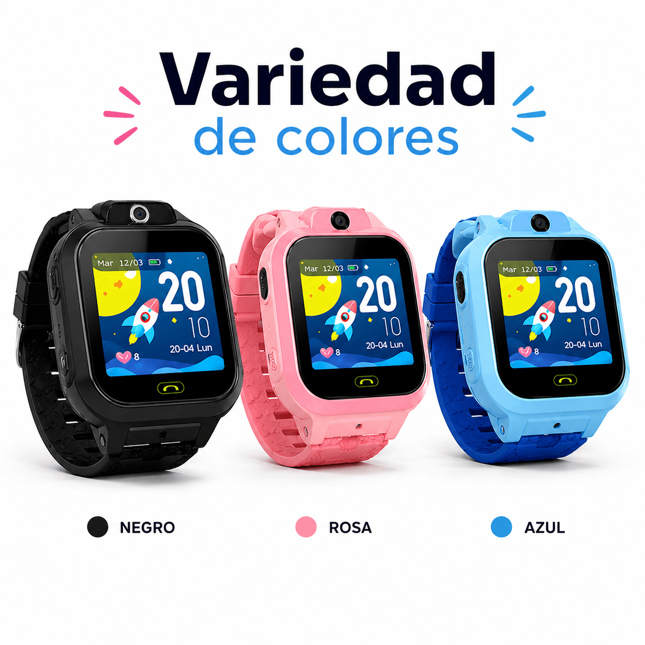 Smartwatch Reloj Infantil 4G | GPS, Llamadas y Botón SOS