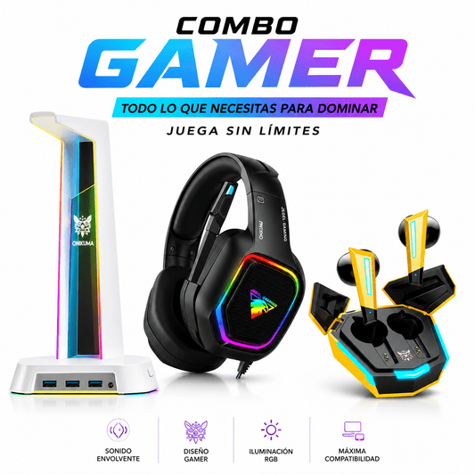 Combo Gamer RGB 3 en 1