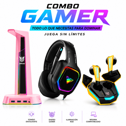 Combo Gamer RGB 3 en 1