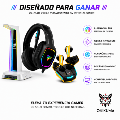 Combo Gamer RGB 3 en 1